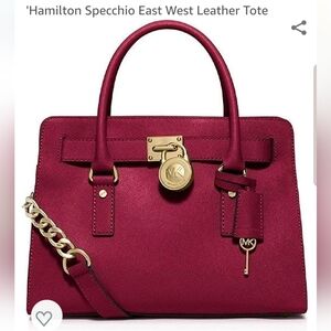Michael Kors Hamilton Mulberry Satchel Crossbody - BNWT